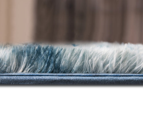 200x300cm Large Floor Soft Blue Fluffy Rug – Modern Area Carpet for Bedroom, Living Room, Lounge or Home Décor Mat