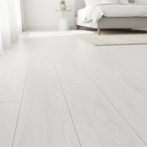 Vinyl Floor Tiles Wood Grain Ramin Look  – 16 Pack Peel & Stick Flooring