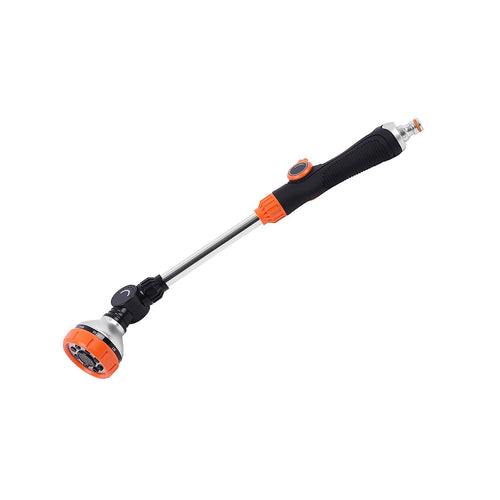 Garden Hose Wand 47cm 8 Spray Patterns Aluminium