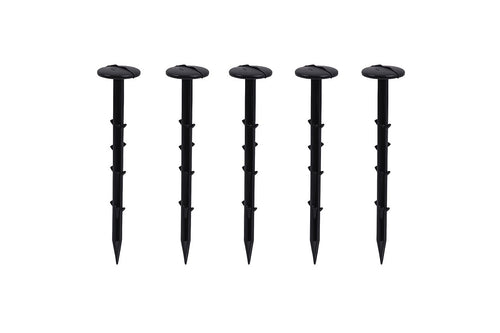 500 Pack Grass Pegs 160mm Lawn Turf Weed Mat Stakes