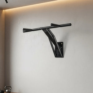 Wall Mounted Pull Up Bar 2 IN 1 Pull Up Dip Bar Station Outdoor Strength Training Home Gym