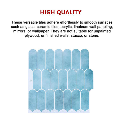 5pcs 3D Wall Stickers Self-adhesive Wallpaper Creative 3D Wallpaper Resistant High Temperature DIY Kitchen Waterproof Wallpaper For Bathroom