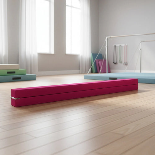 2.2m Gymnastics Folding Balance Beam – Pink Training Equipment