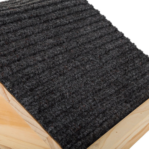 Wooden Pet Ramps 2 Pack Non Slip Dog & Cat Ramps for Stairs