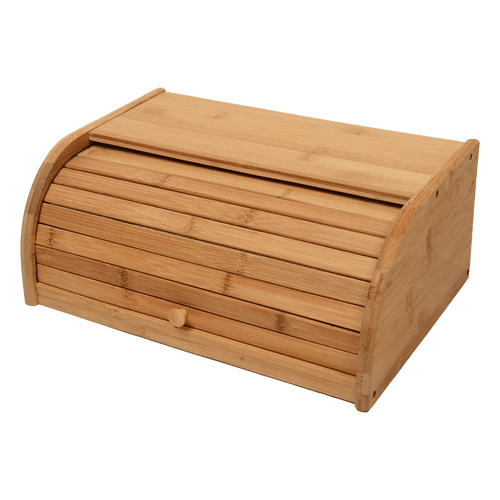 Bamboo Bread Bin Storage Box Kitchen Loaf Pastry Container