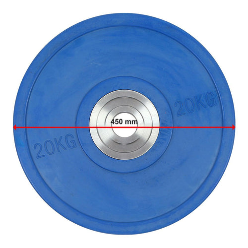20kg PRO Olympic Rubber Bumper Weight Plate