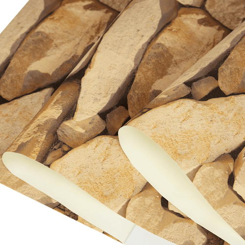 Rustic Rock Brick Wallpaper 