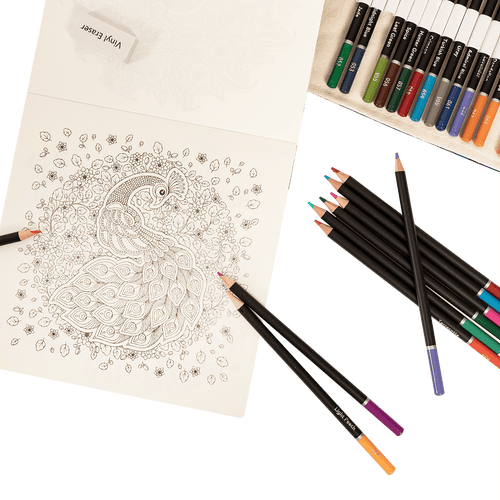 Coloured Pencils Colouring Artist Sketching Drawing for Kids Adults 