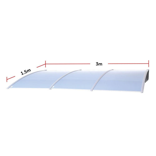 1.5 x 3m DIY Outdoor Awning Cover