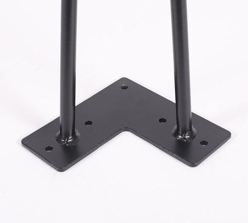Hairpin Table Legs – Set of 4 in Black Steel, 71cm Tall