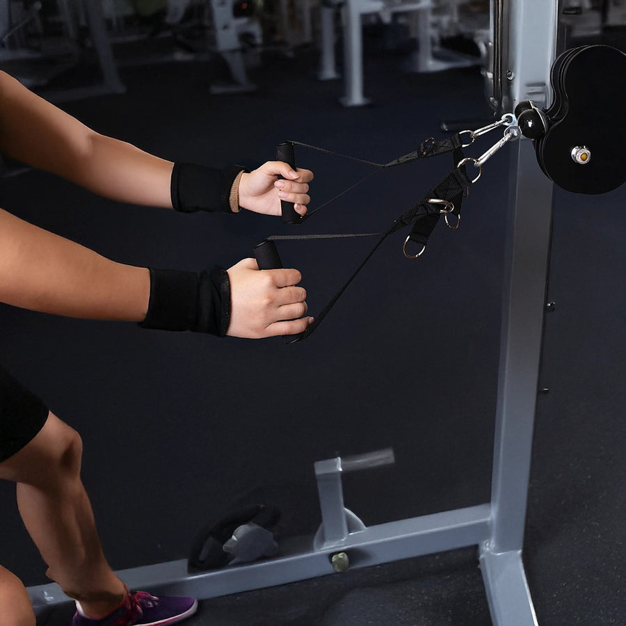 2 x Universal Foam Handle Exercise Machine Attachments