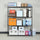 Modular Wire Storage Shelf 1200 x 450 x 1800mm Steel Shelving - Baking Black Technology