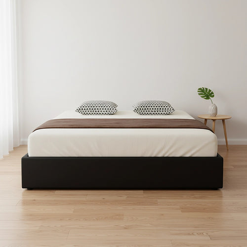 PU Leather Double Bed Ensemble Frame