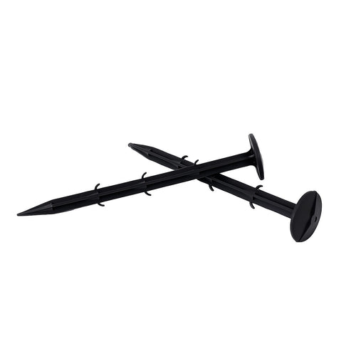500 Pack Grass Pegs 160mm Lawn Turf Weed Mat Stakes