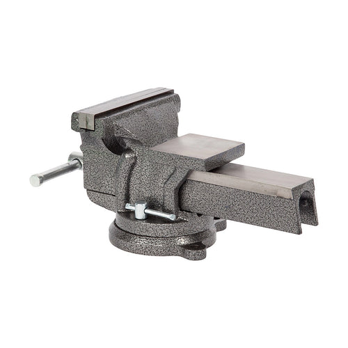 150mm Bench Vise with Anvil 360° Swivel Base Heavy Duty Ductile Iron