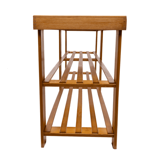Bamboo Shoe Rack Wooden Bench Storage Organiser Cabinet Holder Stool