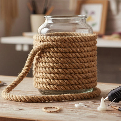 35m 100% Natural Jute Rope Twisted Decking Cord Garden Boating Sash Camping 32mm