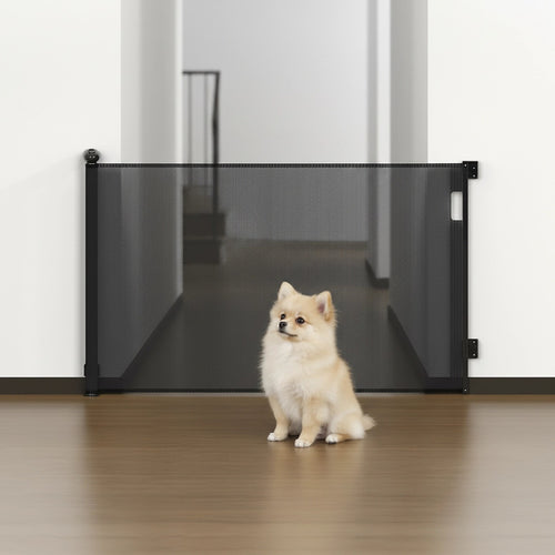3m Retractable Baby Safety Mesh Fence – Stair Gate Barrier for Kids and Pets
