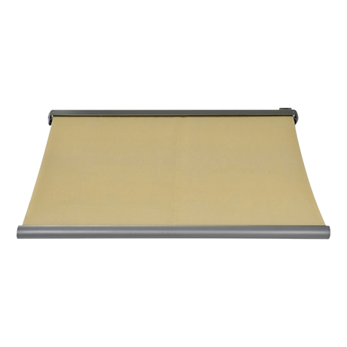 Heavy Duty Full Cassette Retractable Awning: Motorised 4x3m Beige Sunshade
