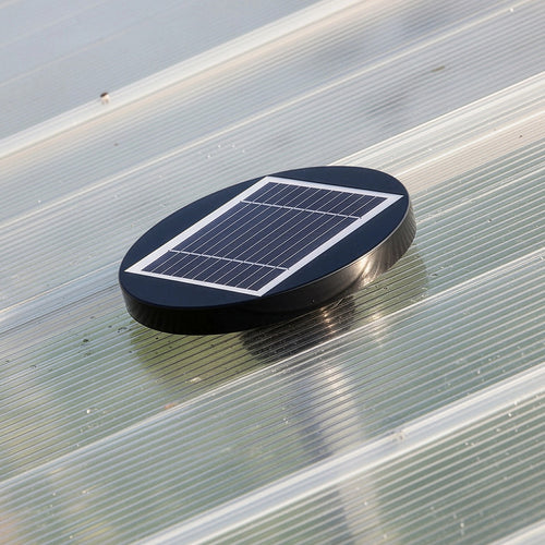 Solar Powered Roof Fan Ventilator Loft Vent for Boat RV Greenhouse Shed Caravan