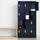 12-Door Locker – Black Standard Lock with 2 Keys | Secure Storage for Office, Gym, School