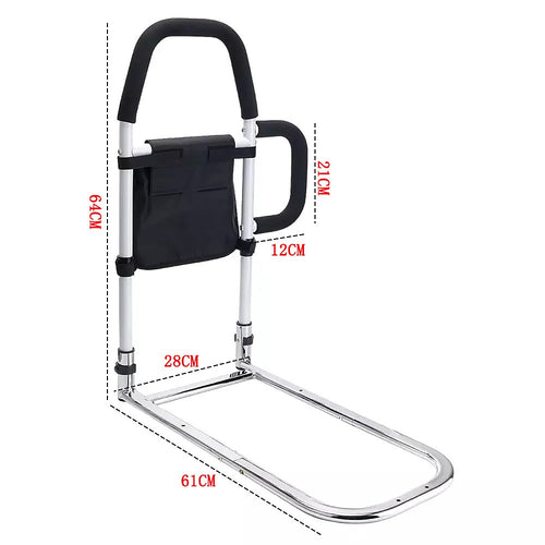 Adjustable Bed Rail for Elderly – Safety Support Bar for Adults & Seniors for Stable Bedside Assistance