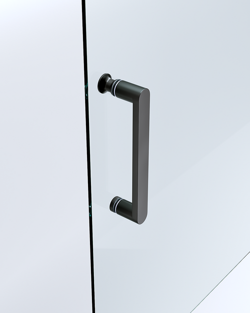 Adjustable (1850x1010mm) Single Door Sliding Glass Shower Screen with