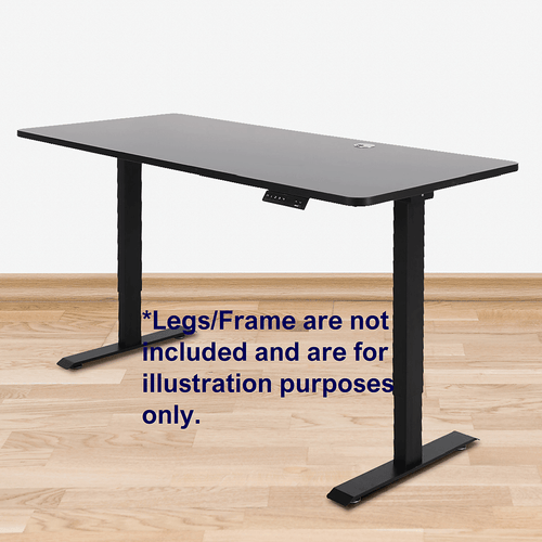 Office Home Computer Desk Table Top 160 x 75cm in Black