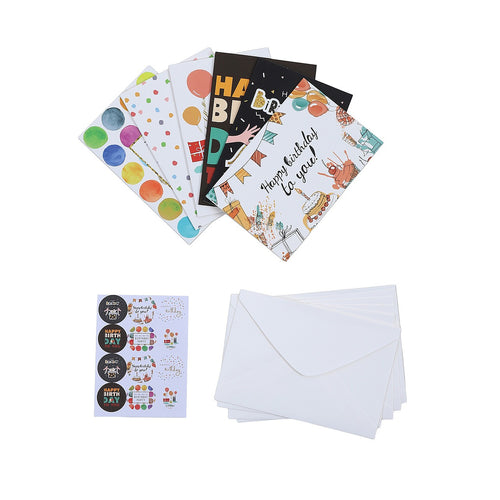 Birthday Card Set 50 Cards with 50 Envelopes Mixed Designs
