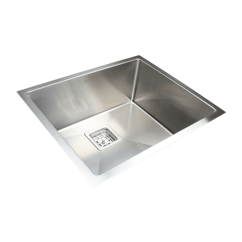550x455mm Handmade 1.5mm Stainless Steel Sink with Square Waste