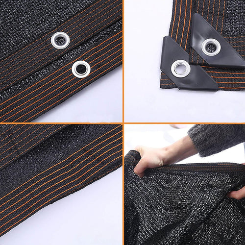 Fence Privacy Screen – 20mx2m Black HDPE Mesh Windscreen