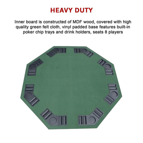 48" Folding Poker & Blackjack Table 