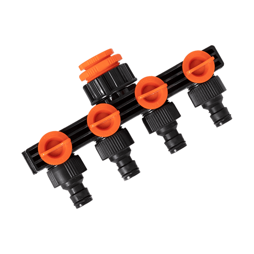 4 Way Hose Connector Tap Irrigation Garden Kit 
