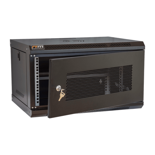 19" 6U Wall Mount Network DVR NVR Data Cabinet Enclosure