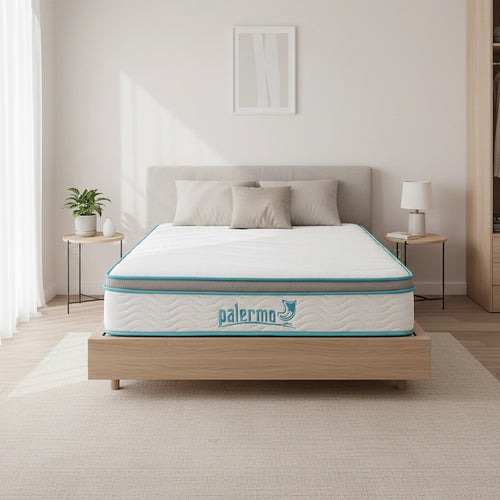 King Single 20cm Hybrid Mattress – Memory Foam and Innerspring Support for Comfort and Durability