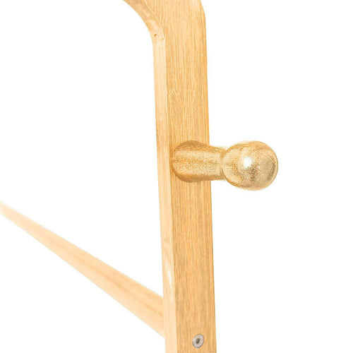 100cm Clothes Rack Slim Stylish Space Saving - Wood