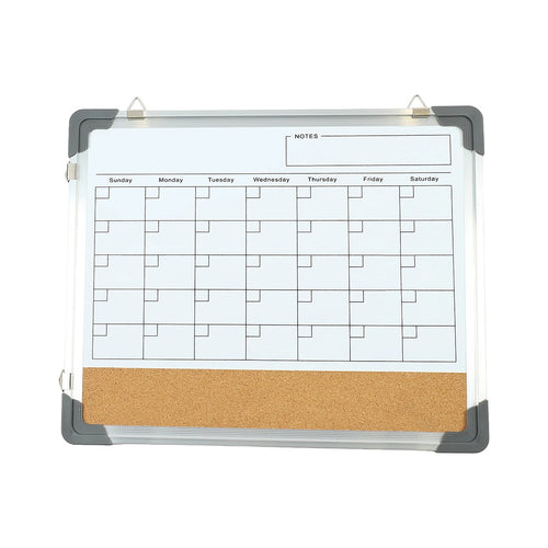 Magnetic Whiteboard Calendar 40x30cm Double Sided Planner