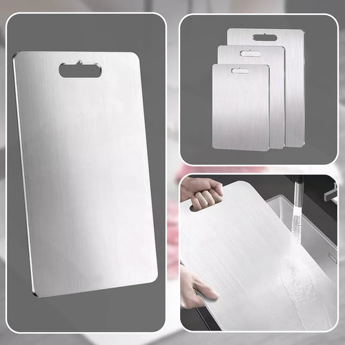 3 x 304SS Cutting Chopping Board Stainless Steel