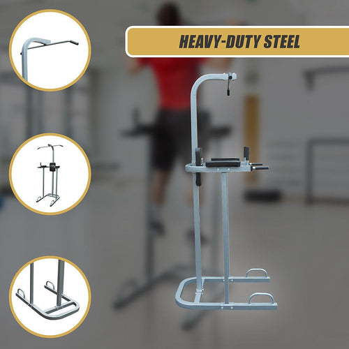 AB Power Tower Dip Chin Push Up Home Gym MultiStation 