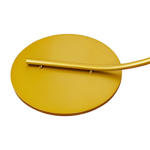 Commercial Clothes Rail – 160cm Curved Gold Metal Rack