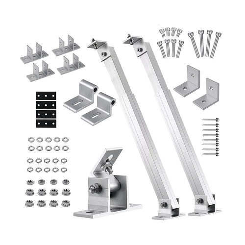 Adjustable Solar Panel Tilt Mount Brackets Kit – Roof, Ground & Boat Mounting System