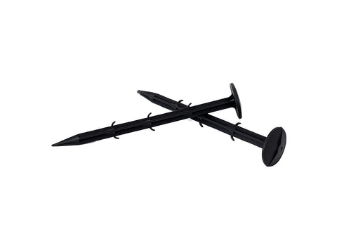 500 Pack Grass Pegs 160mm Lawn Turf Weed Mat Stakes