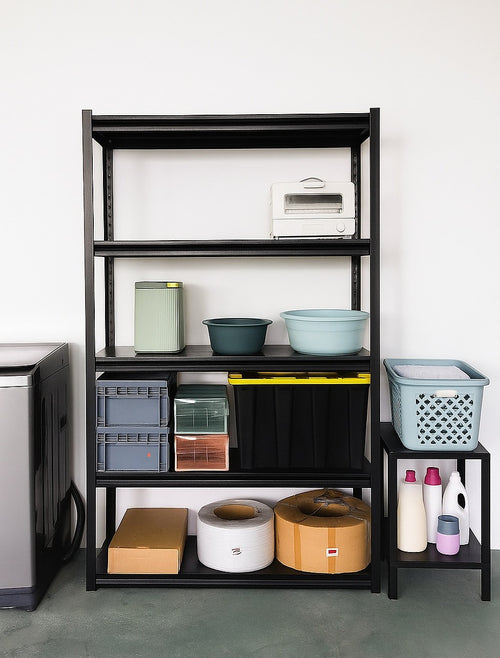 120x40x183cm Metal Garage Shelving Rack – Heavy-Duty Steel Storage