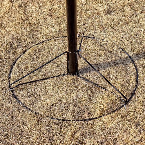 Disc Golf Basket 24 Chain Portable Target with 6 Disc Starter Set for Outdoor Play