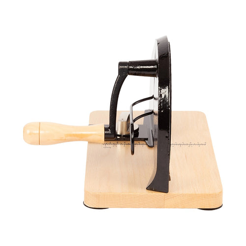 Manual Bread Slicer for Homemade Sourdough with Conveyor Guide
