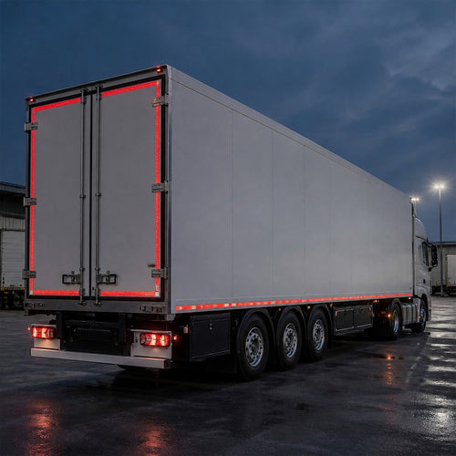 ECE104 Red Reflective Tape 50mm x 45m Truck Trailer Safety