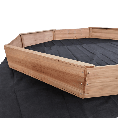 Kids Sand Pit Large Octagonal Wooden Sandpit