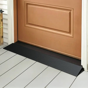 Cuttable Threshold Ramp Rubber Wheelchair Ramp Solid 4 cm Rise 90 cm Wide