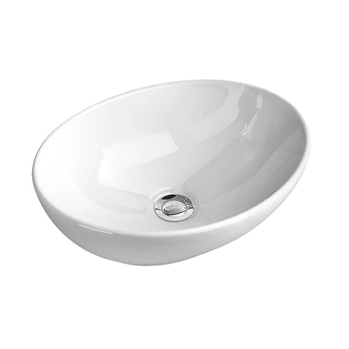 Ceramic Basin – 41cm Oval Above Counter Bathroom Sink
