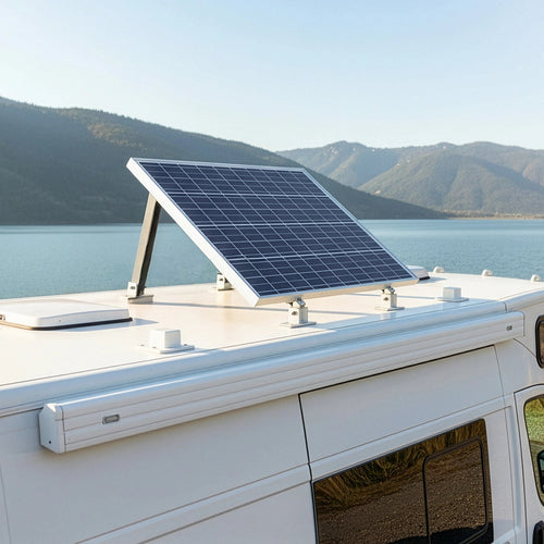 Adjustable Solar Panel Tilt Mount Brackets Kit – Roof, Ground & Boat Mounting System